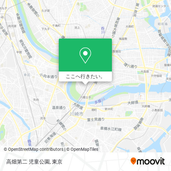 高畑第二 児童公園地図