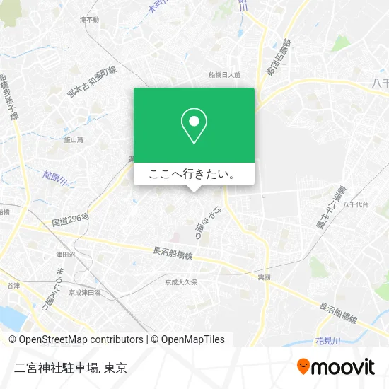 二宮神社駐車場地図