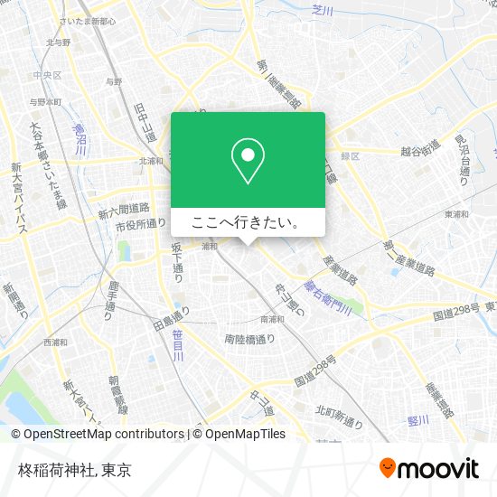 柊稲荷神社地図