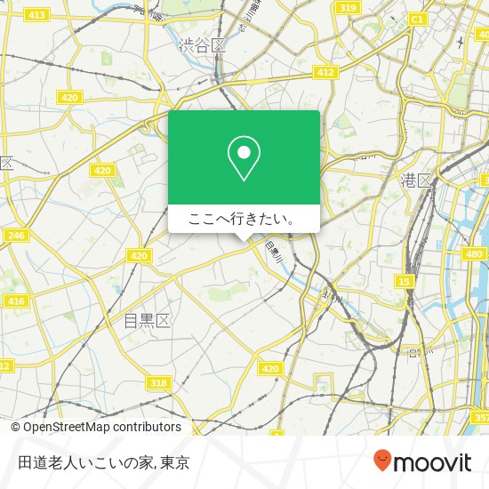 田道老人いこいの家地図