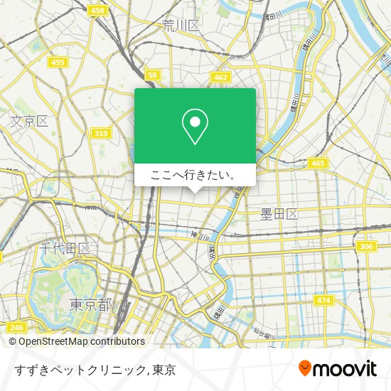 すずきペットクリニック地図