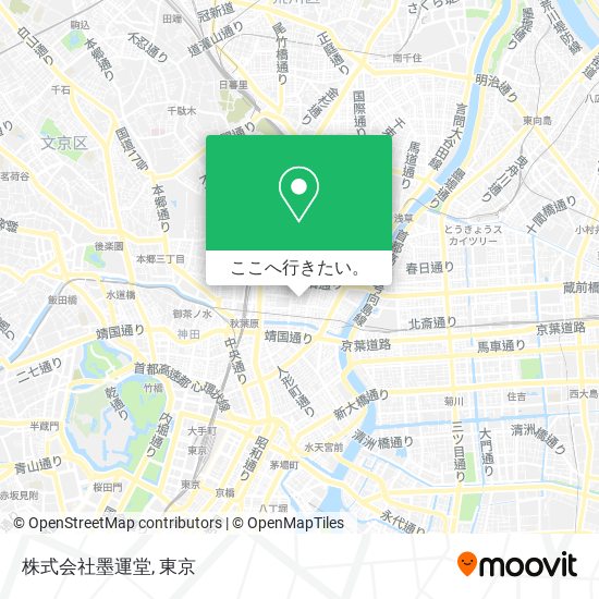 株式会社墨運堂地図