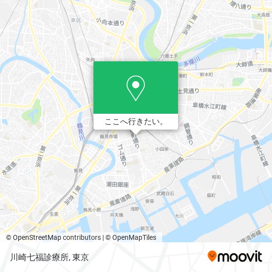 川崎七福診療所地図