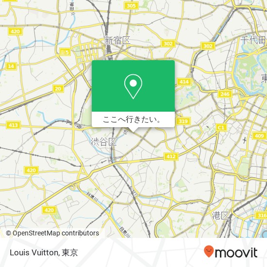 Louis Vuitton地図