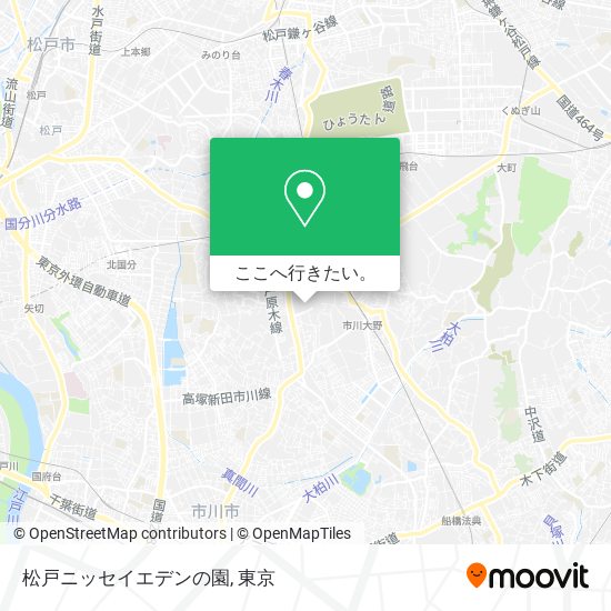 松戸ニッセイエデンの園地図