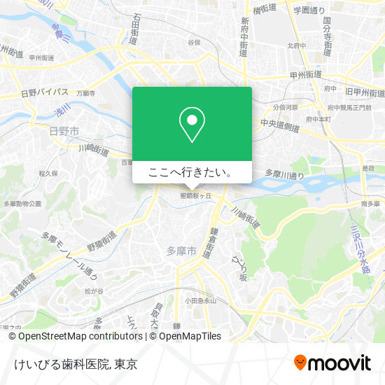 けいびる歯科医院地図