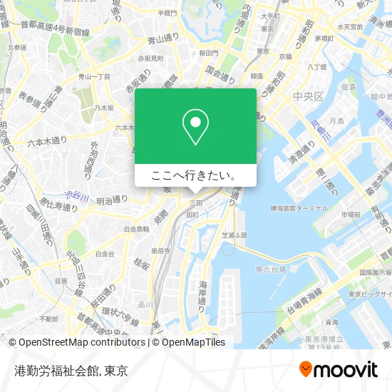 港勤労福祉会館地図