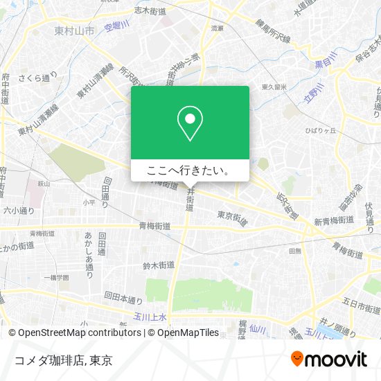 コメダ珈琲店地図