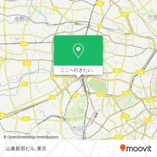 山兼新宿ビル地図