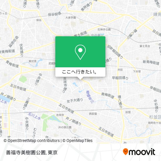 善福寺美樹園公園地図