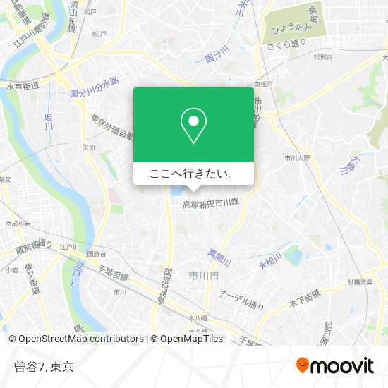 曽谷7地図