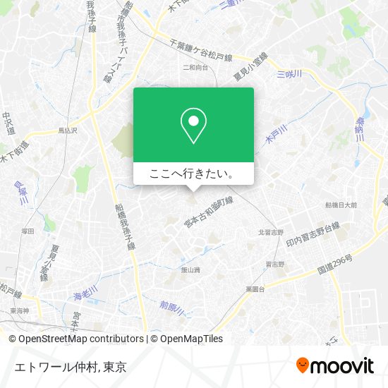 エトワール仲村地図