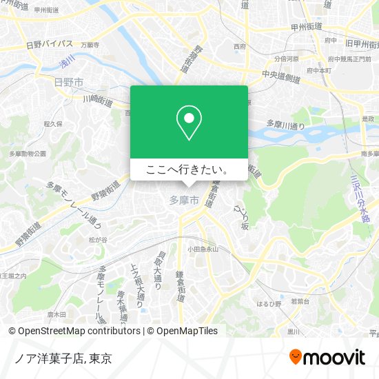 ノア洋菓子店地図