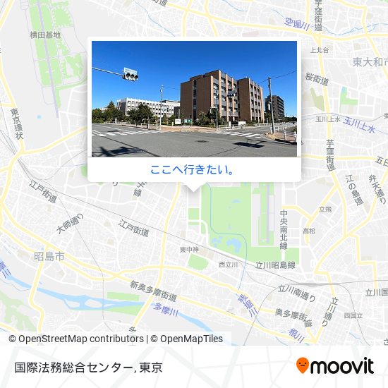 国際法務総合センター地図