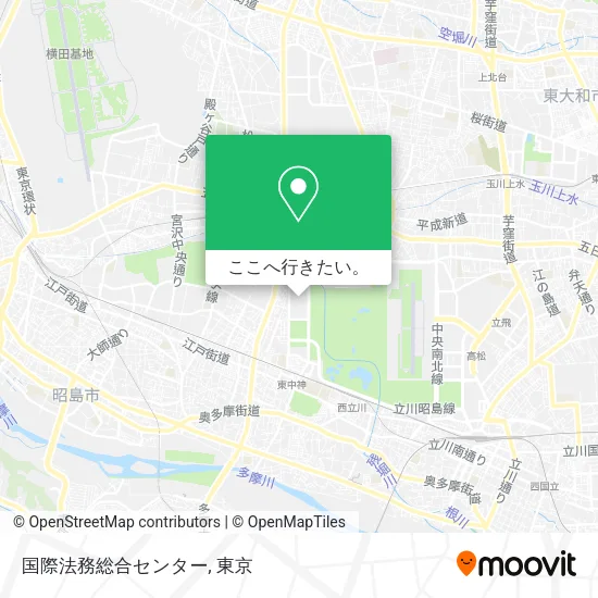 国際法務総合センター地図