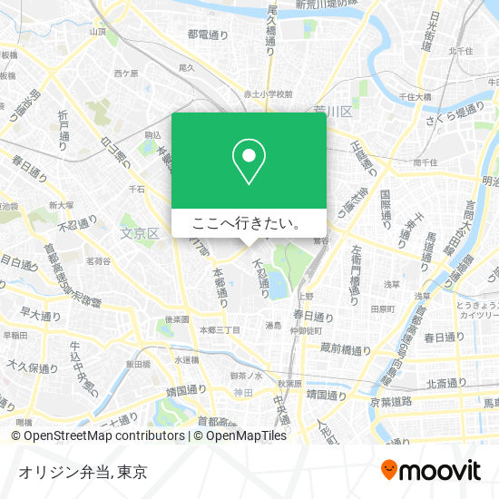 オリジン弁当地図