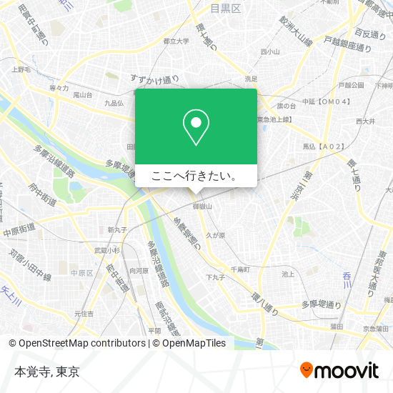 本覚寺地図