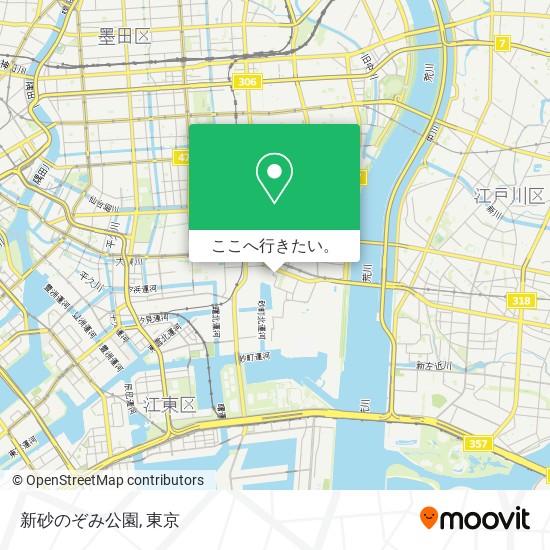 新砂のぞみ公園地図