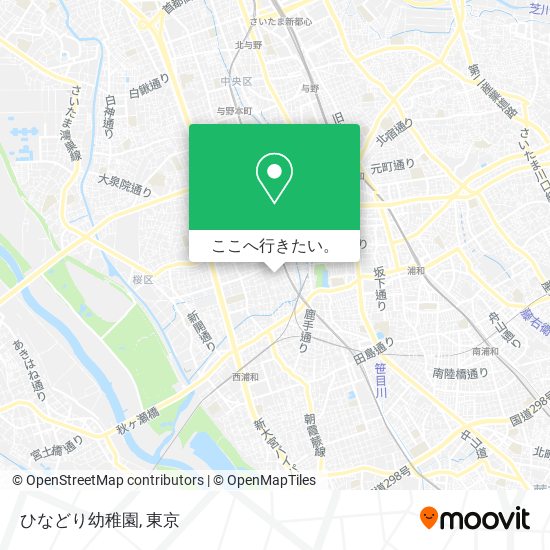 ひなどり幼稚園地図