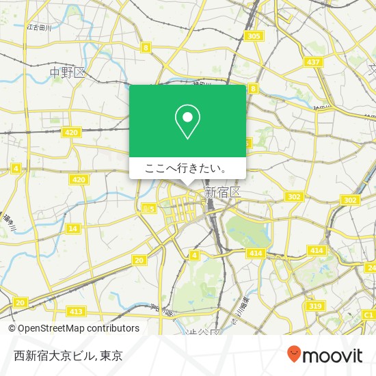西新宿大京ビル地図