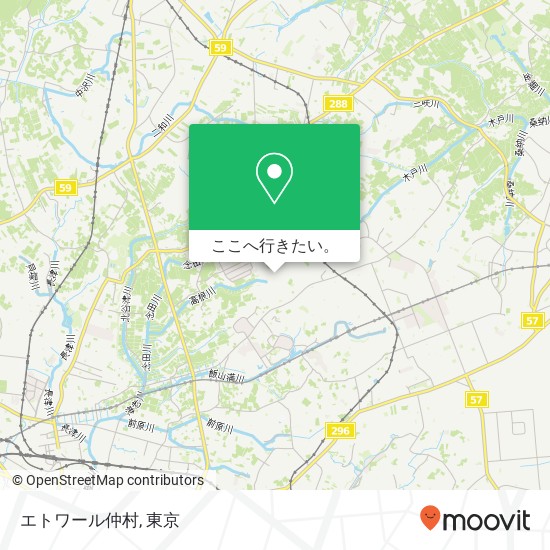エトワール仲村地図