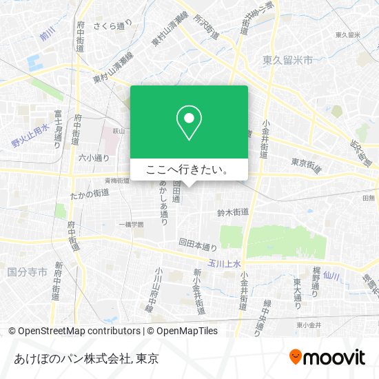 あけぼのパン株式会社地図