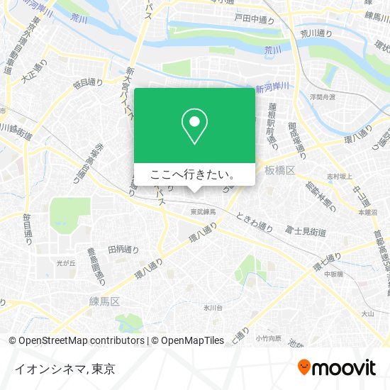 イオンシネマ地図