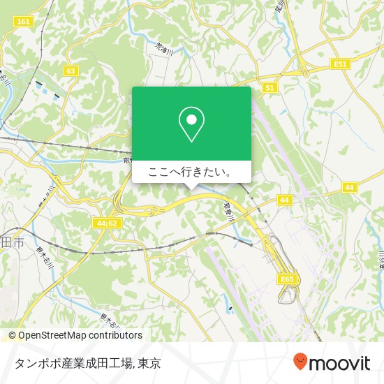 タンポポ産業成田工場地図