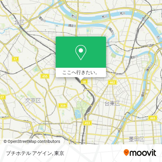 プチホテル アゲイン地図