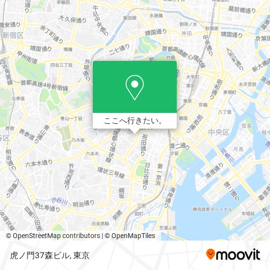 虎ノ門37森ビル地図