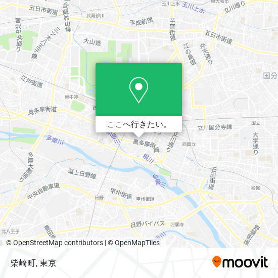 柴崎町地図