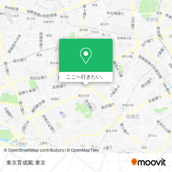 東京育成園地図