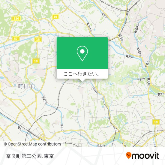奈良町第二公園地図