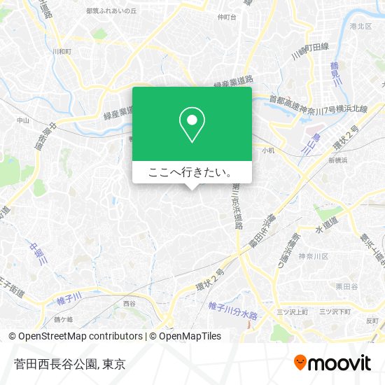 菅田西長谷公園地図