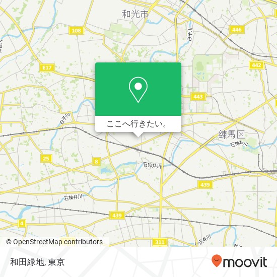 和田緑地地図