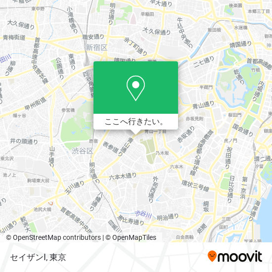 セイザンⅠ地図