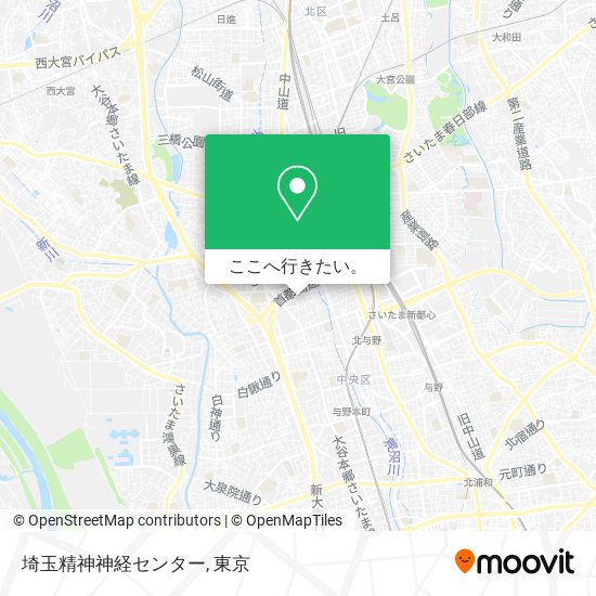 埼玉精神神経センター地図
