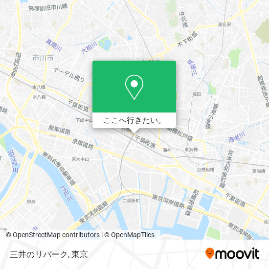 三井のリパーク地図