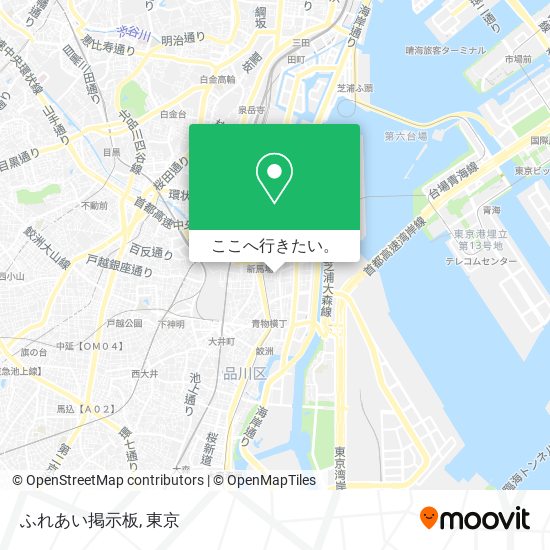 ふれあい掲示板地図