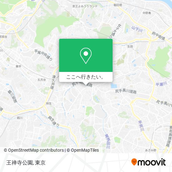 王禅寺公園地図