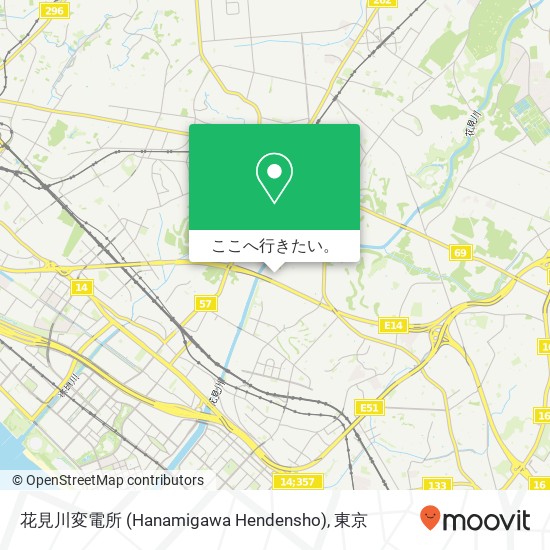 花見川変電所 (Hanamigawa Hendensho)地図
