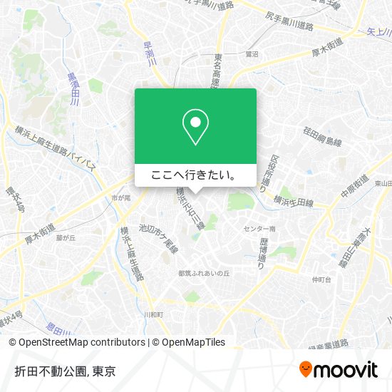 折田不動公園地図