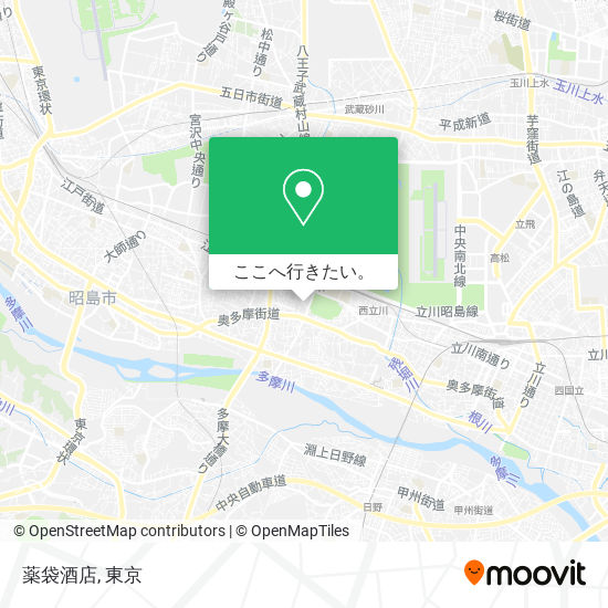 薬袋酒店地図