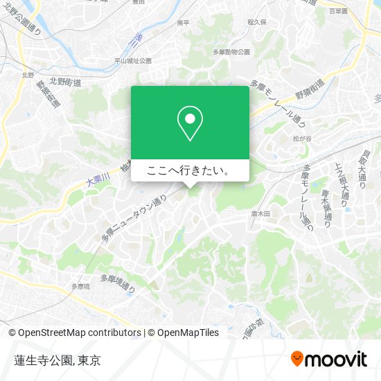 蓮生寺公園地図