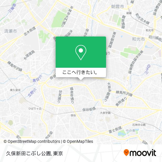 久保新田こぶし公園地図