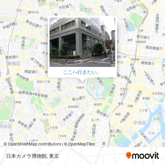 日本カメラ博物館地図