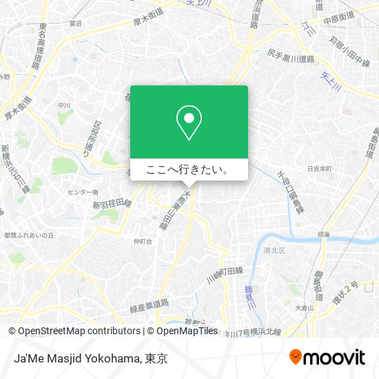 Ja'Me Masjid Yokohama地図