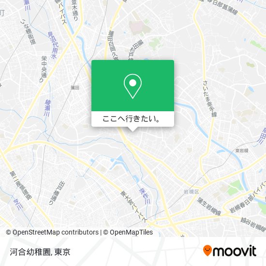 河合幼稚園地図