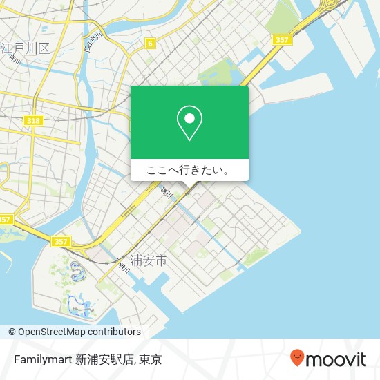 Familymart 新浦安駅店地図