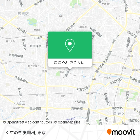 くすのき皮膚科地図